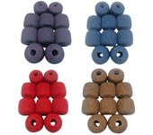 Lote 40 ovillos surtido fibrana de lino vegetal 50 gramos 200 metros agujas 4-5 comprar - marca LANAS LUZ COLOR