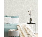 Muestra DIN A4 de Papel pintado vinílico cachemir floral hindú con relieve efecto textura de tela - Tamil Etnik 676348 de GAULAN