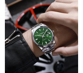 CHRONOS Top Brand Luxury Man Wristwatch Waterproof Luminous Date Men Watches Stainless Steel Quartz Men's Watch Male reloj