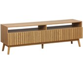 Mueble bajo de TV Trend 2 huecos + 2 cajones madera 50x150x40 cm Adec