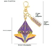 Anime NEON GENESIS EVANGELION Keychain Men Women Fashion Jewelry Keyring Cars Bags Pendant Key Accessories Gifts
