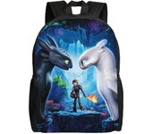 Mochila infantil "Cómo entrenar a tu dragón" Desdentado, resistente al agua, ideal para la universidad, viajes, senderismo, camping, etc.