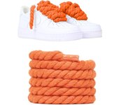 Cordones de cuerda gruesos de 8 mm: cordones para zapatos Air Force One, cordones de cuerda para zapatos Air Force, cordones para zapatos Air Force, cuerda para zapatos