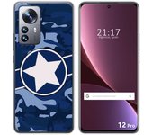 Funda Silicona para Xiaomi 12 Pro 5G diseño Camuflaje 03 Dibujos