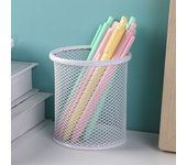 1Pcs New Pencil Holder Office Desk Metal Mesh Square Pen Pot Cup Case Container Organiser Durable Pencil Case