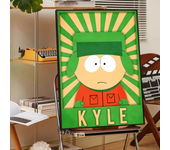 S-South Cartoon Park Good Quality Prints and Posters Vintage Room Home Bar Cafe Decor Aesthetic Art Wall Painting