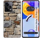 Funda Silicona para Xiaomi Redmi Note 12 Pro+ Plus 5G diseño Ladrillo 03 Dibujos