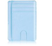 RFID Blocking Wallet Business Card Cover for Case Super Thin Men Leather Credit Card Holder