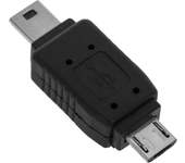 Adaptador USB (MiniUSB5pin-M Tipo B/MicroUSB-M Tipo B) - BeMatik