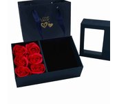 Necklace Earrings Jewelry Suit Four Leaf Clover Jewlery For Party Wedding Eternal Life Flower Gift Box