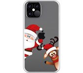 Carcasa para iPhone 12 - 12 Pro - Santa Claus Asomado