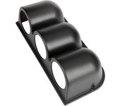 Triple Three Auto Car Gauge Meter Pod Holder Cup Mount Gauge Holder for Holding Three Automobile Gauges 2in/52mm Diameter