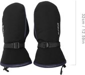 Motorcycle Heated Moto Gloves Touchscreen Winter Warm Skiing Glove Waterproof Rechargeable Heating Thermal Gloves For Snowmobile