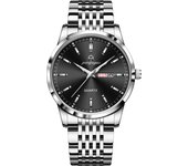 Top Brand Luxury 2024 Men Quartz Watches Original Watch for Man Waterproof Luminous Date Week Stainless Steel Wristwatch Male