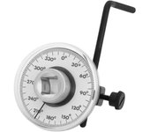 Calibre de abrazadera de 1/2 pulgada, llave dinamométrica angular, llave transportadora de torsión con accionamiento ajustable de 360 grados, codificador de ángulo