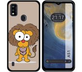 Funda Silicona para ZTE Blade A51 diseño Leon Dibujos