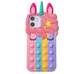 Pop It Fidget Toy Phone Case for iPhone Protection Soft Silicone - spot sales iphoneX/XS