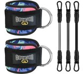 2PC/3PC GOUNOD Fitness Ankle Strap Adjustable D-Ring Support Cuffs Gym Leg Strength Exercise Pulley With Buckle Sport Guard Safe