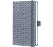 Calendario de bolsillo sigel Jolie Flair 2025, piel sintética, A6, gris