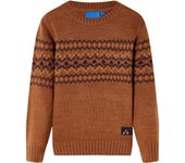 Jersey de punto infantil color 116 en color Coñac/Caqui