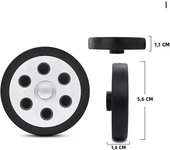 Luggage Wheel Replacement Suitcase For Wheel Trolley Rolling Durable Silent Belt Repair Tools Travel Accessories