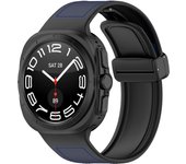 Leather Silicone Strap for Samsung Galaxy Watch Ultra 47mm Band Wristband Bracelet for Samsung Galaxy Watch 7 Ultra 22mm Strap