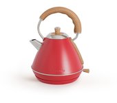 CREATE - Hervidor de agua eléctrico 1L , Tetera Eléctrica Libre BPA  Diseño retro - KETTLE RETRO M