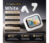 V8 Display Touch Screen Bluetooth Headphones Wireless In-Ear LCD Active Noise Cancellation A9proANC Wxxbd