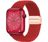 For Apple Watch Band 45mm 44mm 40mm 49mm 41mm 38mm 42mm Magnetic Braided correa Bracelet iWatch series 9 8 7 6 5 SE Ultra Strap
