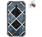 Tumundosmartphone Funda Gel Tpu para Ulefone Armor X6 diseño Mármol 06 Dibujos