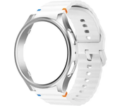 Original Silicone band+Case For Samsung Galaxy Watch 7 Ultra 44mm 40mm Bracelet For Galaxy Watch 7 Classic PC Case Protective