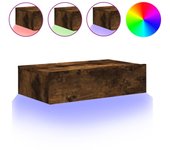 vidaXL Mueble para TV con luces LED 60x35x15,5 cm, Mueble de Salon, Mueble TV, Mueble TV salon, Mesa de TV, Mueble tele