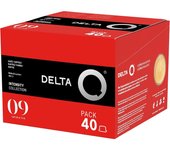 Delta Q - Pack XL 40 Cápsulas Intensidad 9 de Café Tostado Molido Qharacter - Espresso Intenso con Notas de Caramelo y Frutos Secos - Molido Natural - 5601082039817