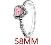 New In Hot Sale Necklace Pink Earrings Charm Beads Fit Pandora Bracelet Diy Accessories Pendant Jewelry Women Gift Jewelry Sets