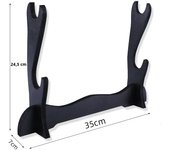 3-layer Katana Shelf Wooden Sword Rack Support Display Stand Floor Japanese Katana Samurai Sabre Holder House Decor Organizer