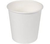 Algon - Set 50 Vasos de Cartón Blanco 80cc - Ecológicos y Resistentes