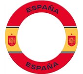 Surround Selección Española De Fútbol S2 Rojo Amarillo SU237Dardos,Surround