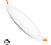 Ledkia Placa LED 18W Circular SwitchCCT Corte Ø 205 mm  Compatible con Mando RF V2 Seleccionable (Cálido-Neutro-Frío)