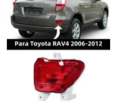 Car Rear Bumper Fog Light Housing For Toyota RAV4 2006 2007 2008 2009 2010-2012 Auto Rear Fog Lamp Cover Exterior Accessories