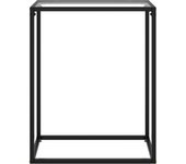 Mesa Consola Vidrio Transparente 60x35x75 cm