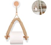 Tienda BIT Portarrollos de Baño Marca Creative | Soporte de Papel Higiénico para Casa de Campo y Baño | Cuerda Retro Montaje en Pared