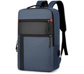 Mochipa impermeable multicuonal para hombre, Bolsa de Negocios para portátil de 15,6 pulgadas, with USB Carga, informal