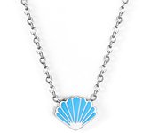 LUXUSTEEL 2021 Fashion Gold Color Rainbow Pendant Necklaces Stainless Steel Colorful Choker Necklace Collier Cute Style Jewelry