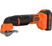Black & Decker BDCOS18D1K-QW Multi herramienta oscilante 18V 2Ah con maletín