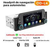 1 din 5inch android car radio wired/Wireless Carplay Universal GPS Car multimedia stereo MP5 player built-in FM radio Bluetooth