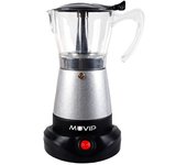 Muvip cafetera de goteo - eléctrica - 480w - calefactor integrado - contenedor transparente - capacidad para 6 tazas