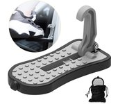 Pedal de Puerta de coche, en forma de U, en techo, antideslizante, multición, Universal (16 cm, Plisado)