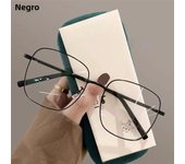 Big Frame Anti-UV Blue Rays Glasses Daily Vision Care Ultra-light Myopia Glasses Frame Metal Frame Eyeglasses Women Men