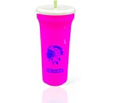 MINOKUA - Vaso de Plastido Duro de Gran Capacidad 875Ml para Batidos y Eventos