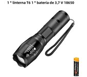 Powerful LED Rechargeable Flashlight Ultra Bright torch T6 Zoomable LED Flashlight Outdoor Camping light Led Torch Lamp